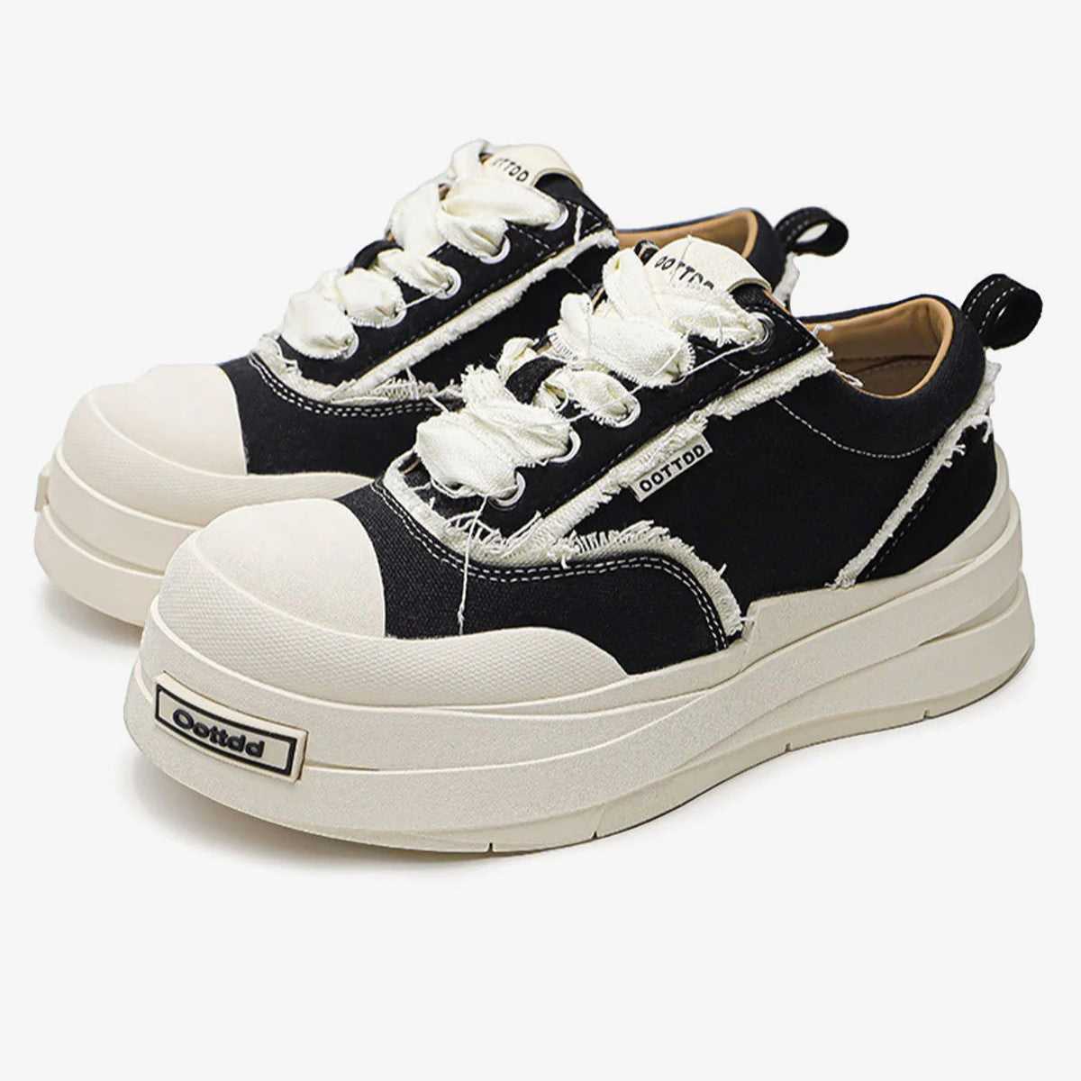 Raggedy | Distressed Canvas Sneakers