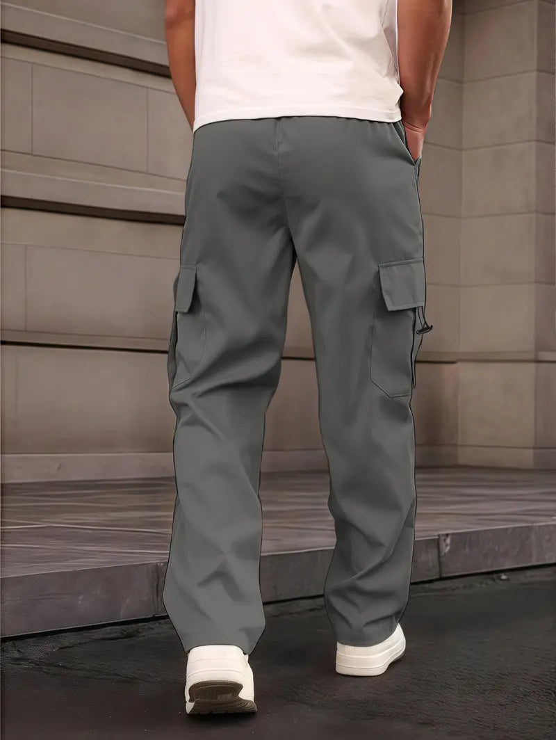 Men’s Cargo Pants For All-Season Daily Wear | Straight-Leg | Slim Fit | Multicolor Pocket
