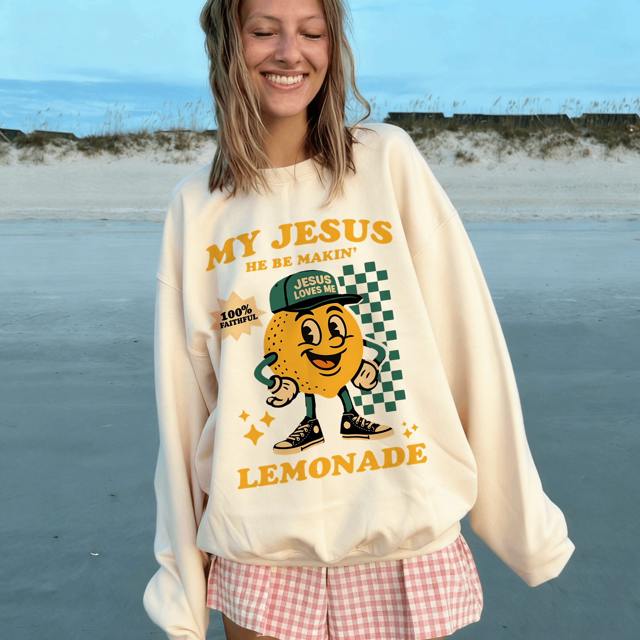 Life Gave Me Some Lemons Double Sided Christian Sweatshirt