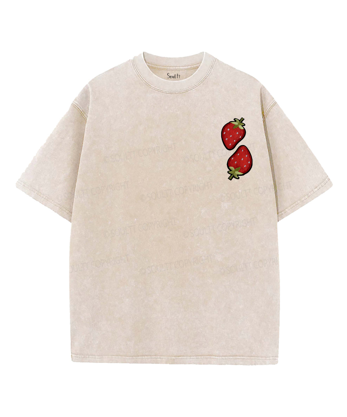 Fruit Of The Spirit Double Sided Unisex Washed Christian T-shirt