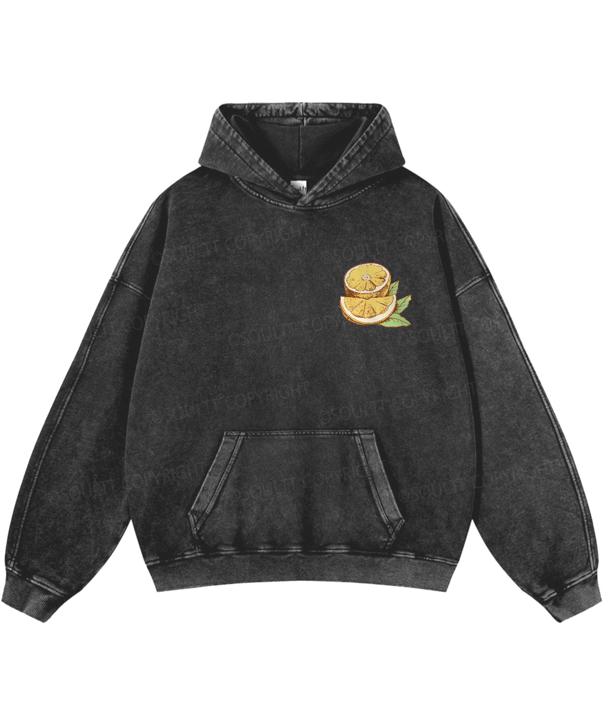 Life Gave Me Some Lemans Double Sided Washed Christian Hoodie