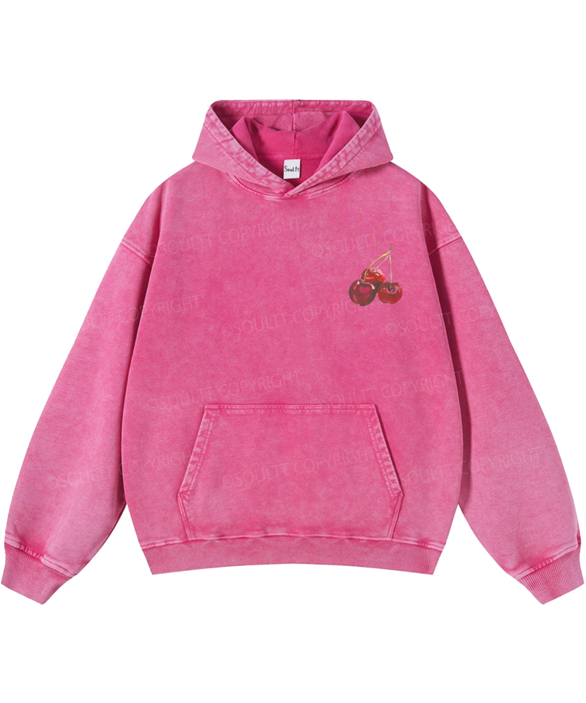 Fruit Of The Spirit Double Sided Washed Christian Hoodie