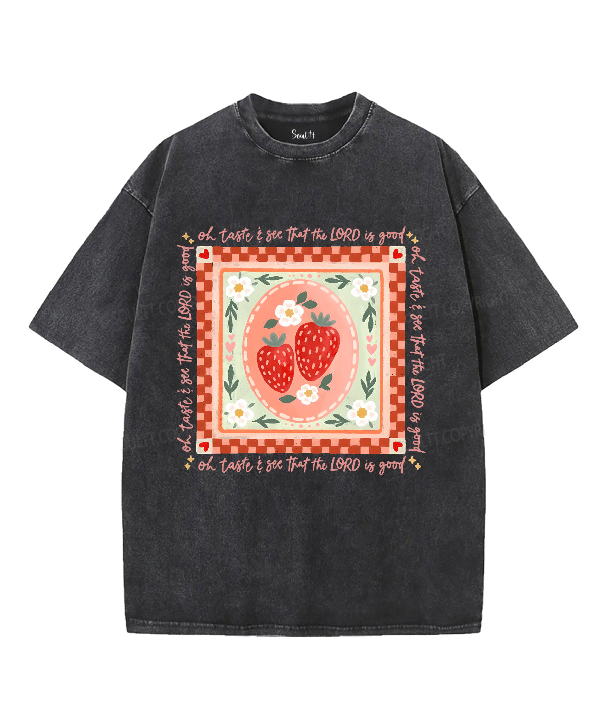 Fruit Of The Spirit Unisex Washed Christian T-shirt