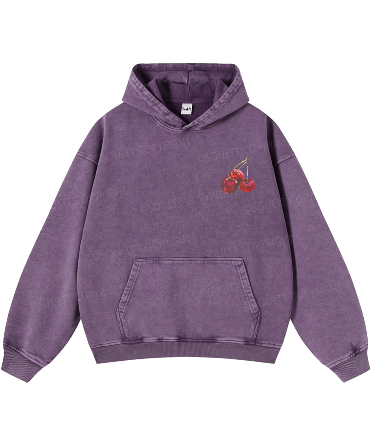Fruit Of The Spirit Double Sided Washed Christian Hoodie