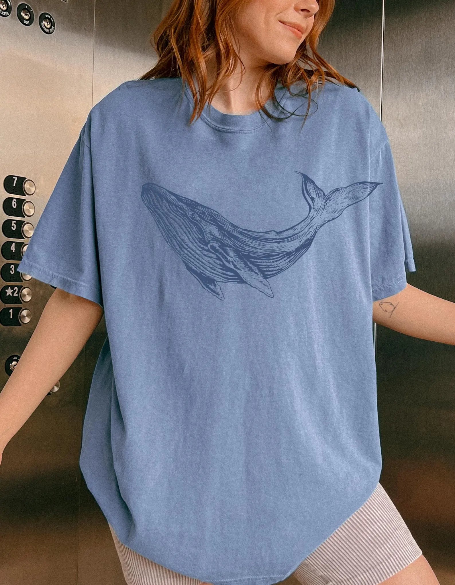 Vintage Whale Tee V2