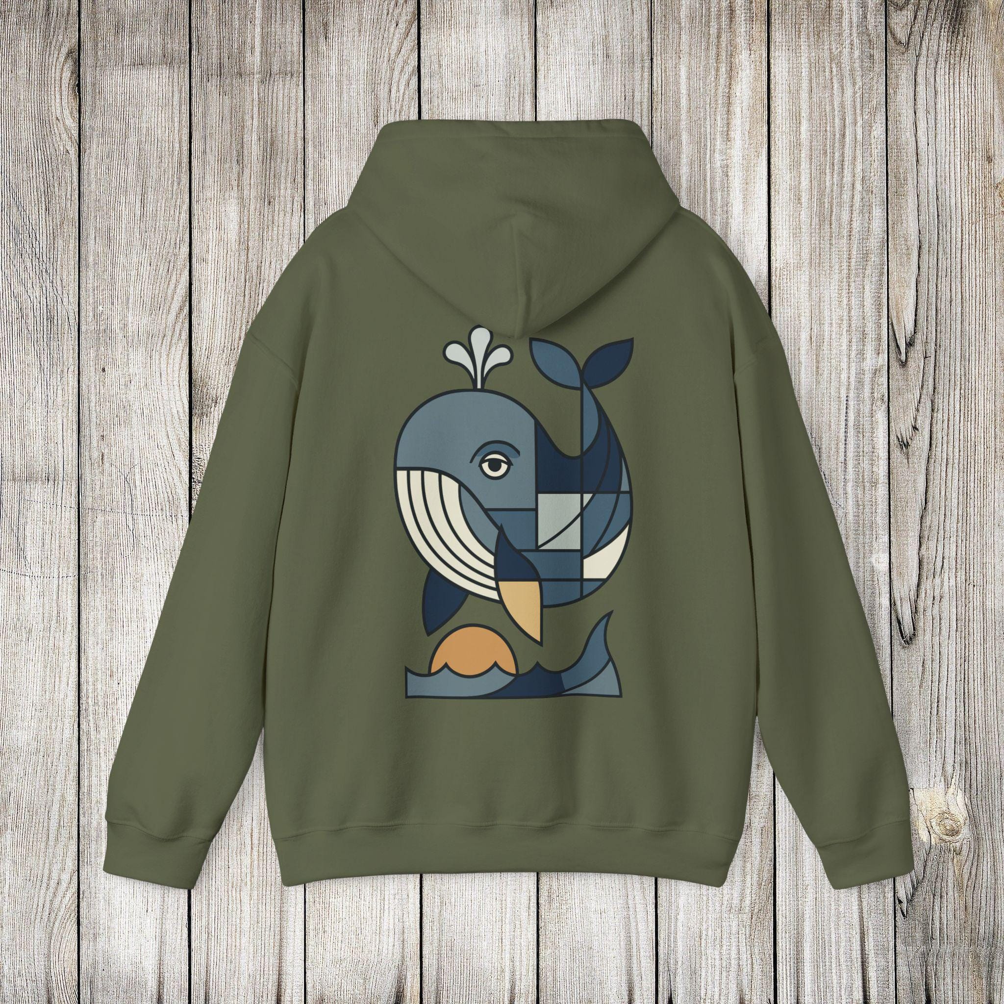 Graphic Whale Hoodie