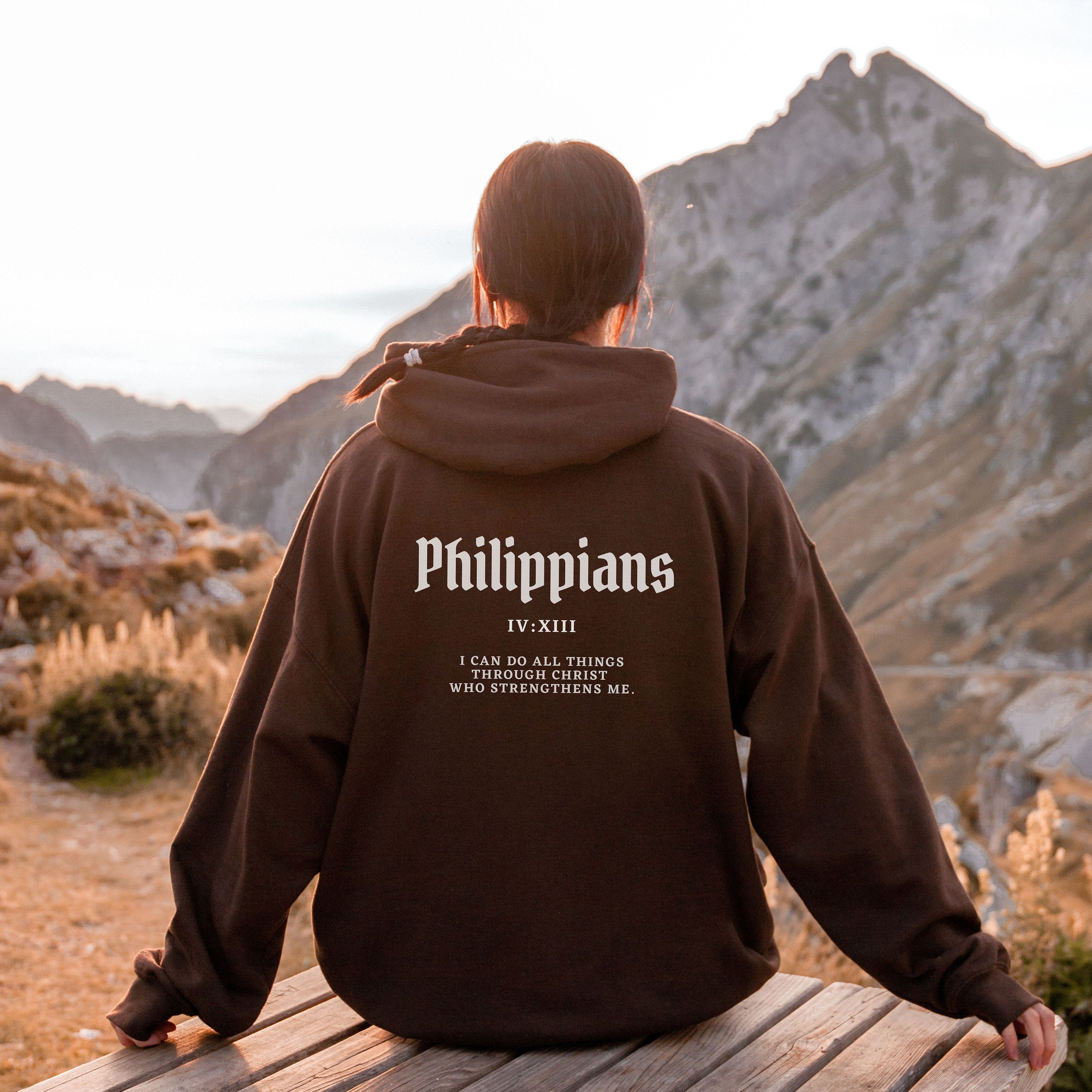 Philippians 4 Christian Hoodie
