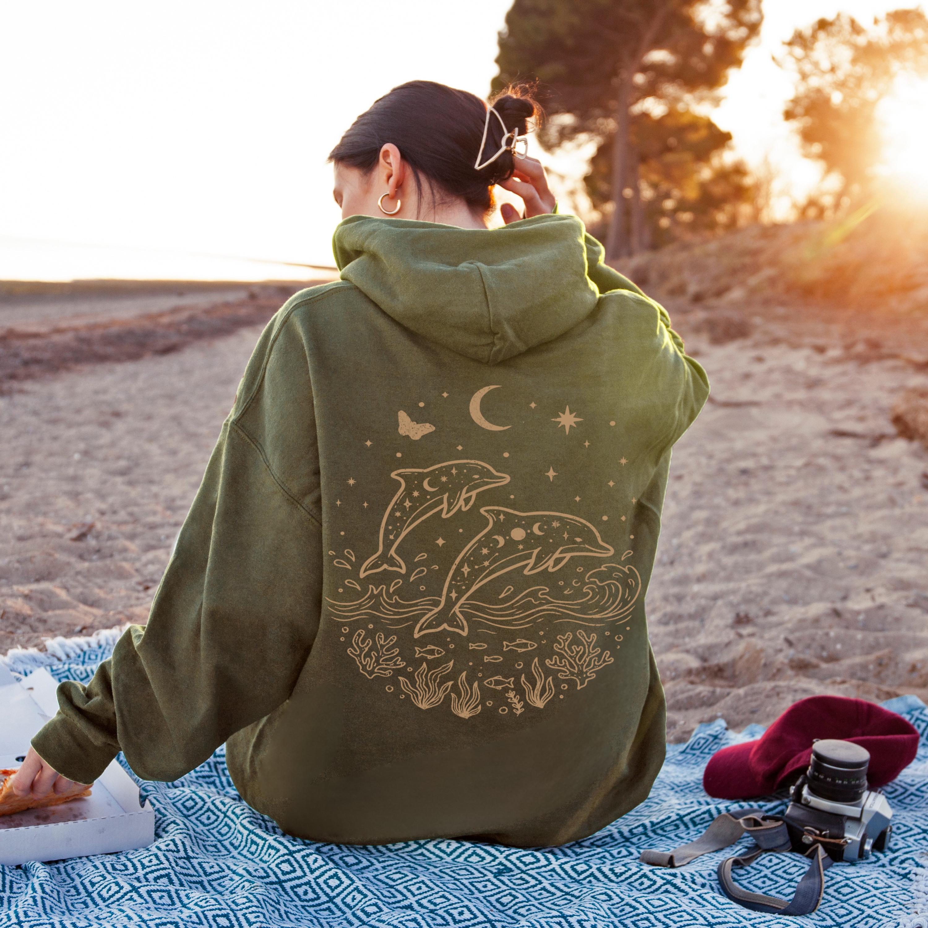 Celestial Dolphins Hoodie
