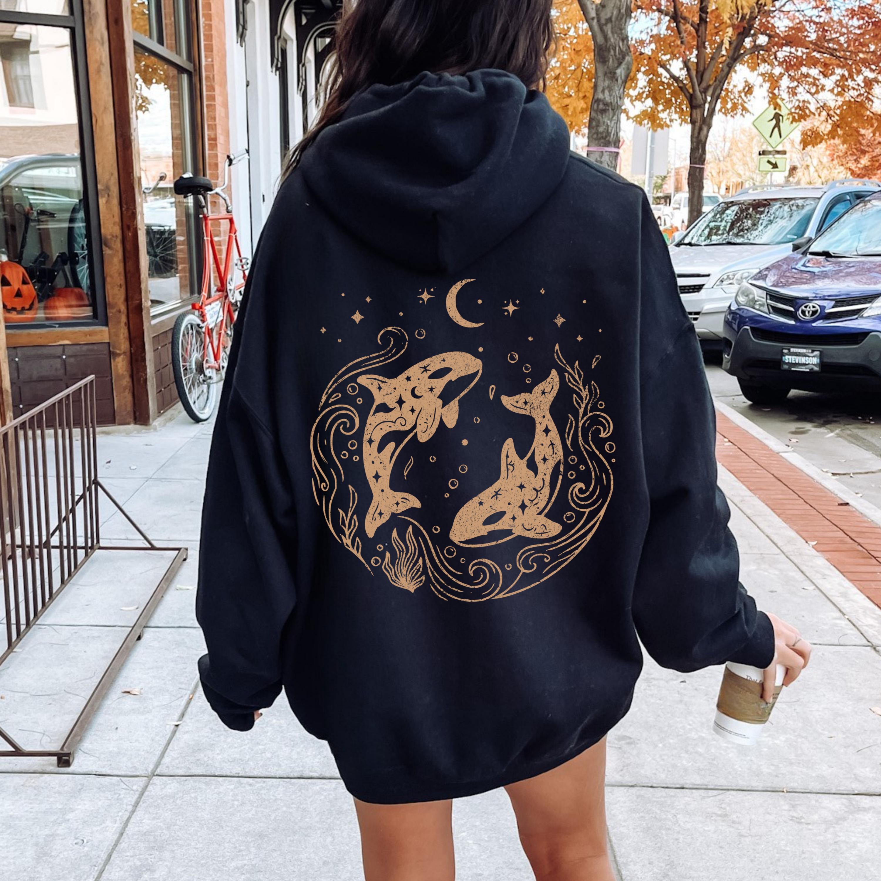 Twin Celestial Orcas Hoodie