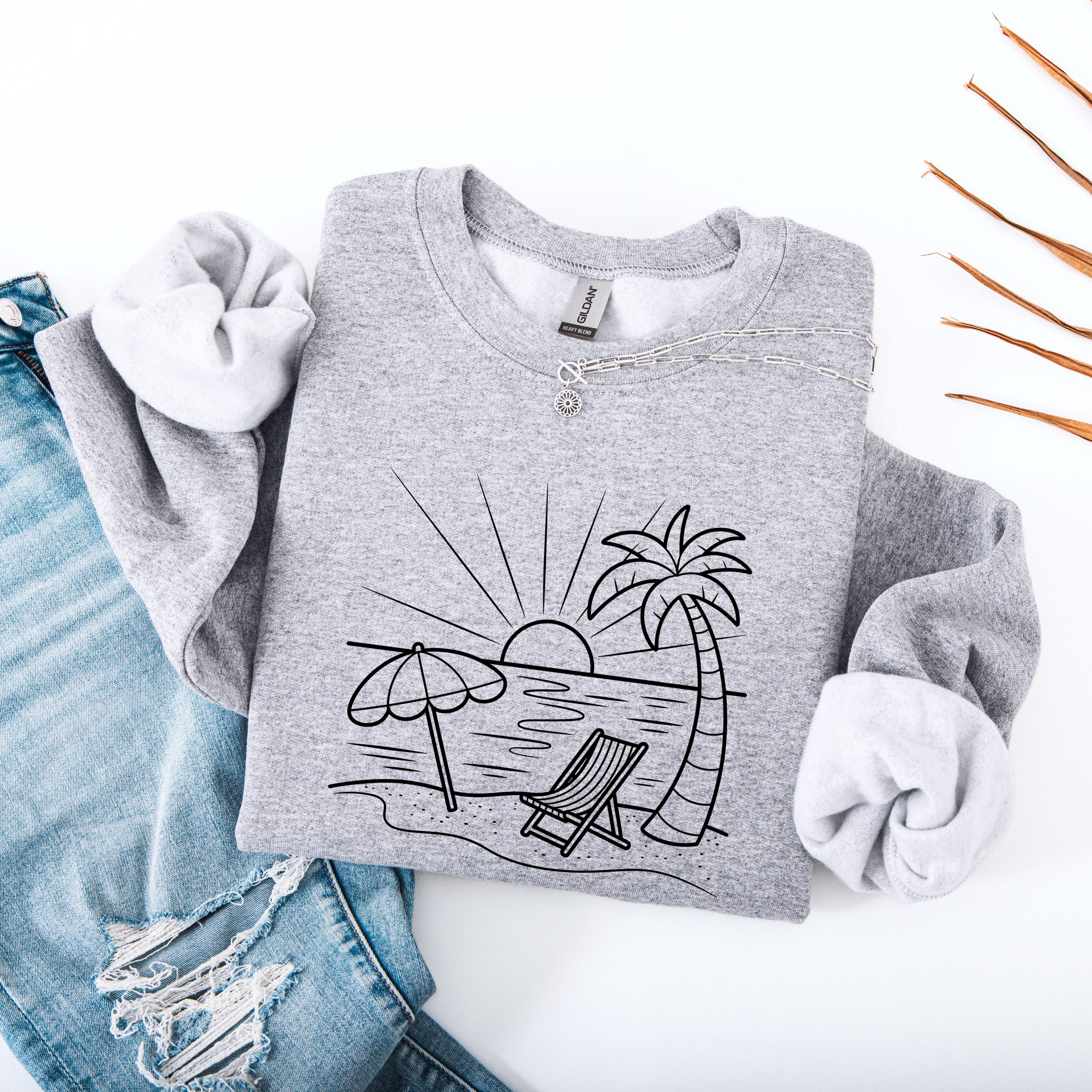 Beach Sunset Sweater