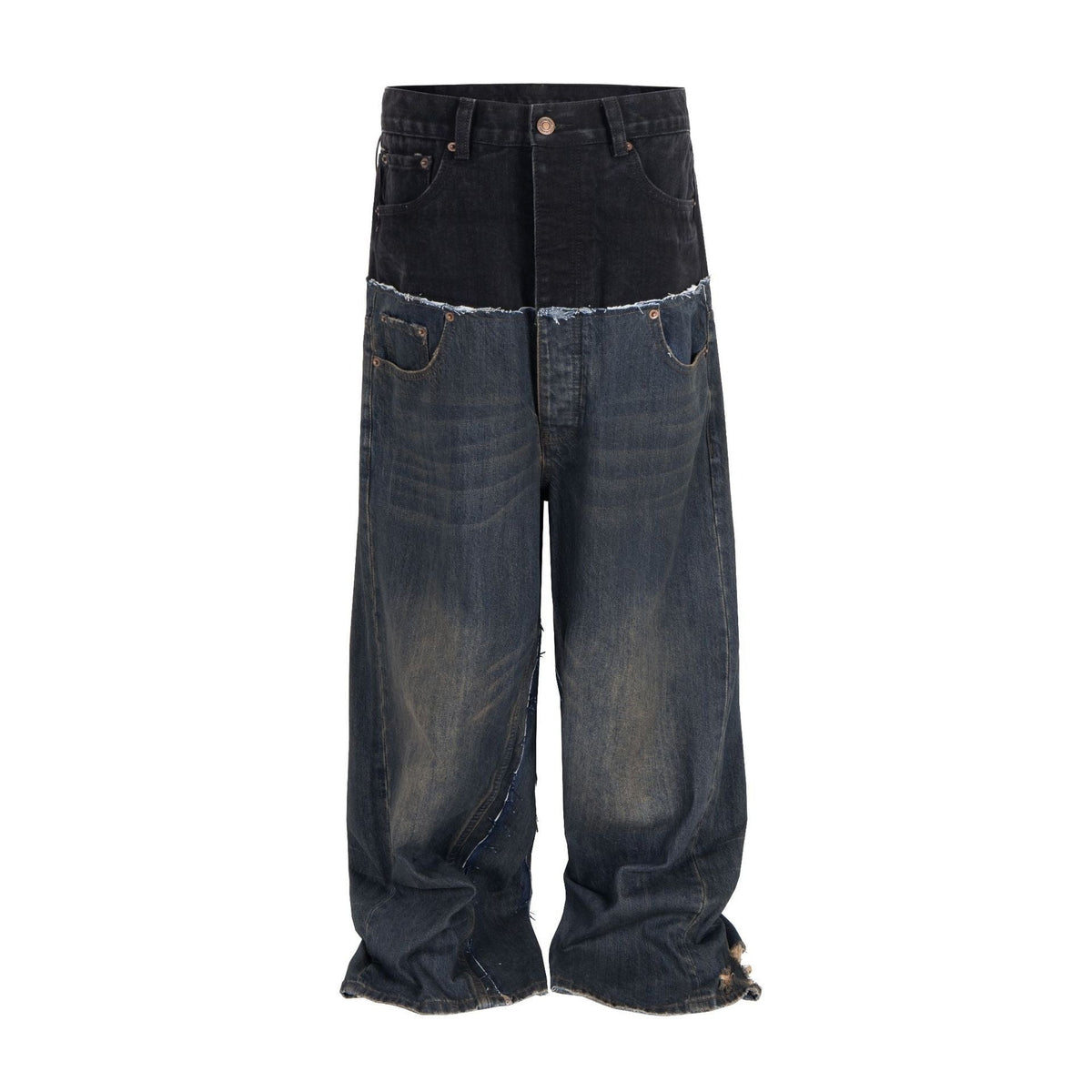 Double-Waist Jeans