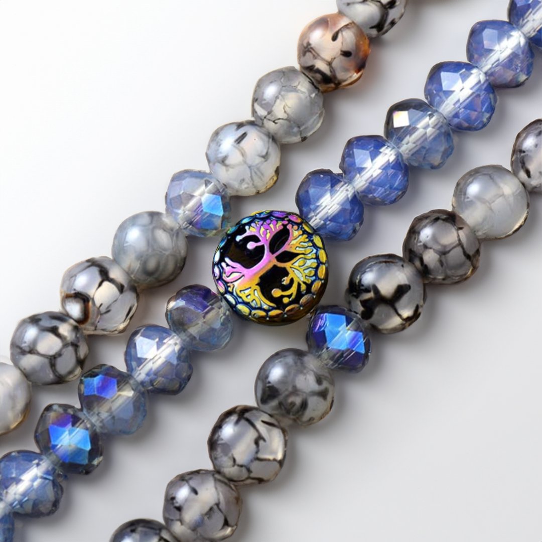 Labradorite Crystal Stretch Apple Watch Strap