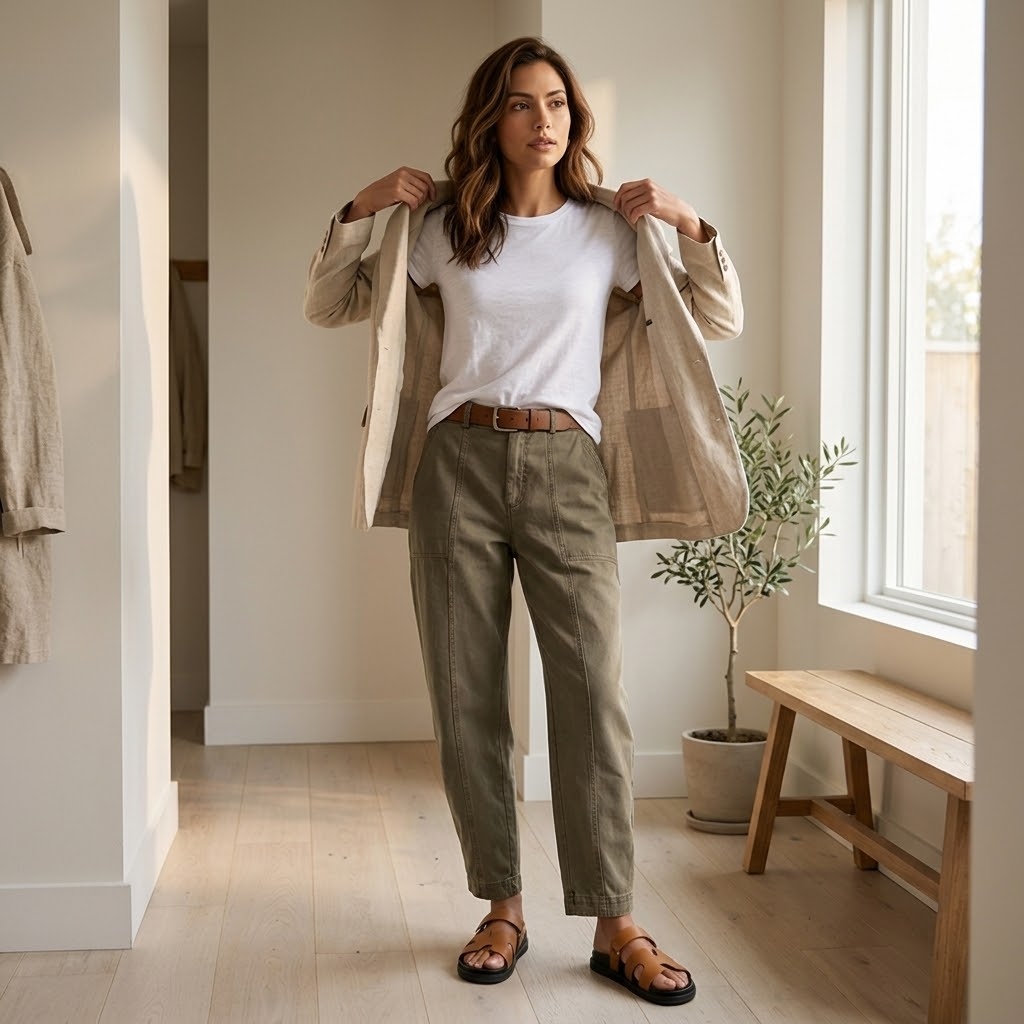 Tailored Utility Pants for Work and Weekend