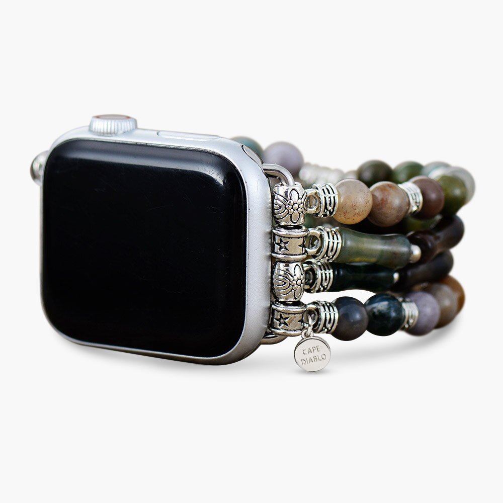 Vintage Agate Stretch Apple Watch Strap