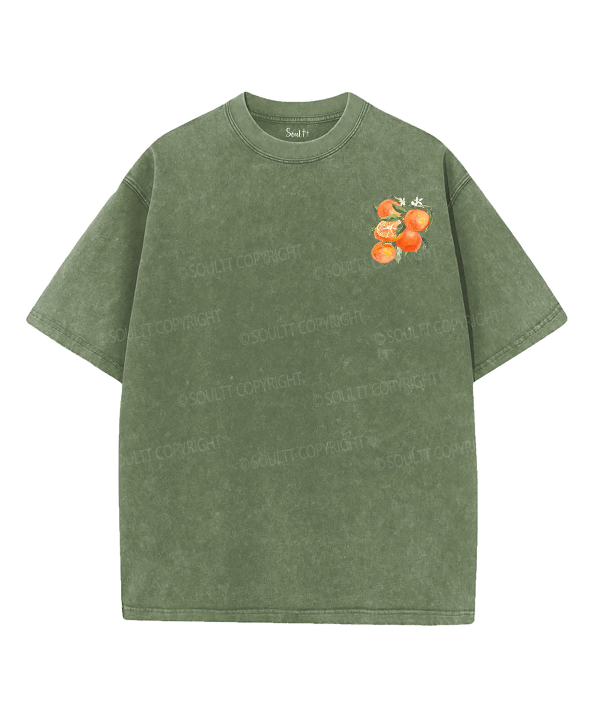 Fruit Of The Spirit Double Sided Unisex Washed Christian T-shirt