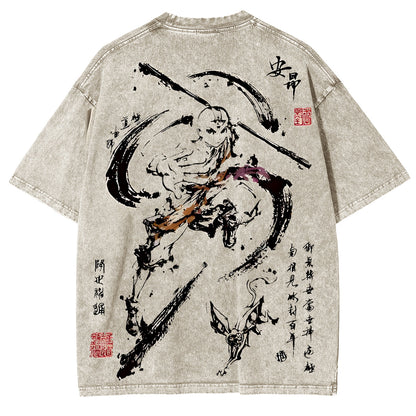 Aang-Shirt, Avatar: Der Herr der Elemente, animiertes Shirt, Vintage-T-Shirt, Herrenbekleidung, Top, Unterwäsche, T-Shirt