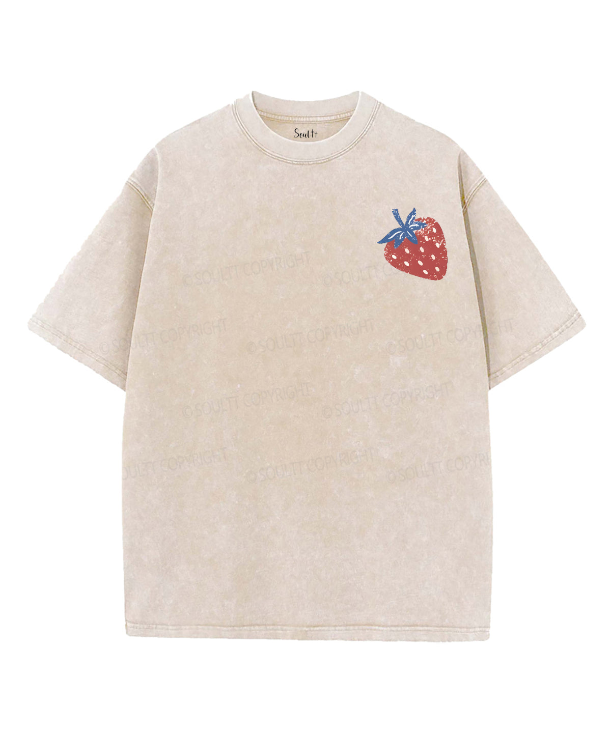 Fruit Of The Spirit Double Sided Unisex Washed Christian T-shirt