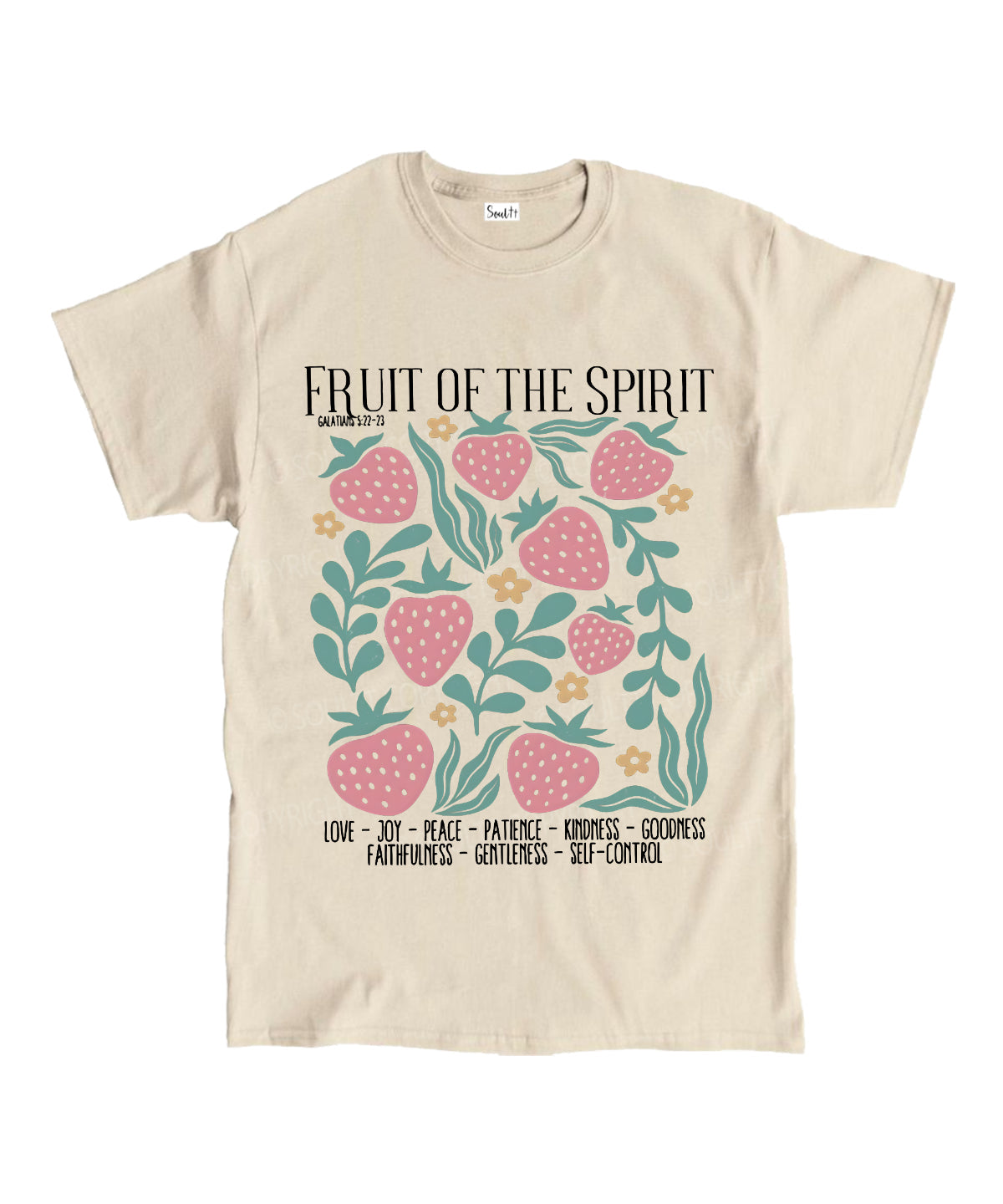 Fruit of the Spirit Unisex Cotton Christian T-Shirt