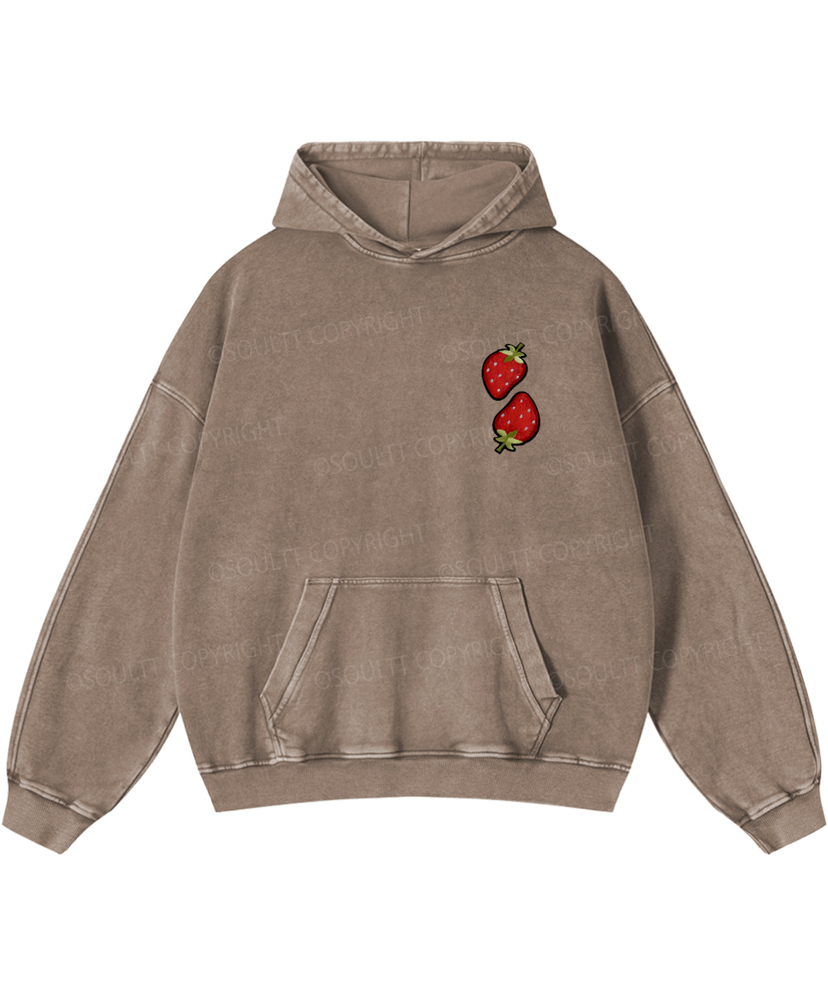 Fruit Of The Spirit Double Sided Washed Christian Hoodie