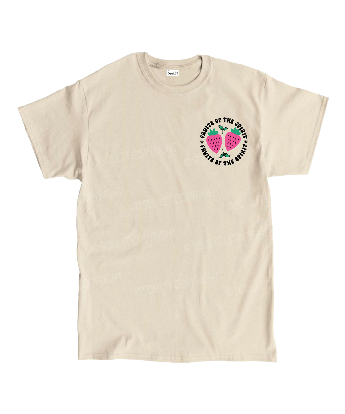 Fruits of the Spirit Double Sided Unisex Cotton Christian T-Shirt