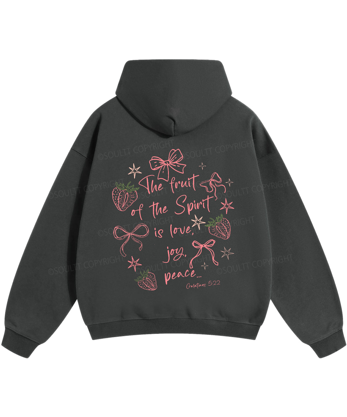 Fruit Of The Spirit Double Sided Christian Hoodie