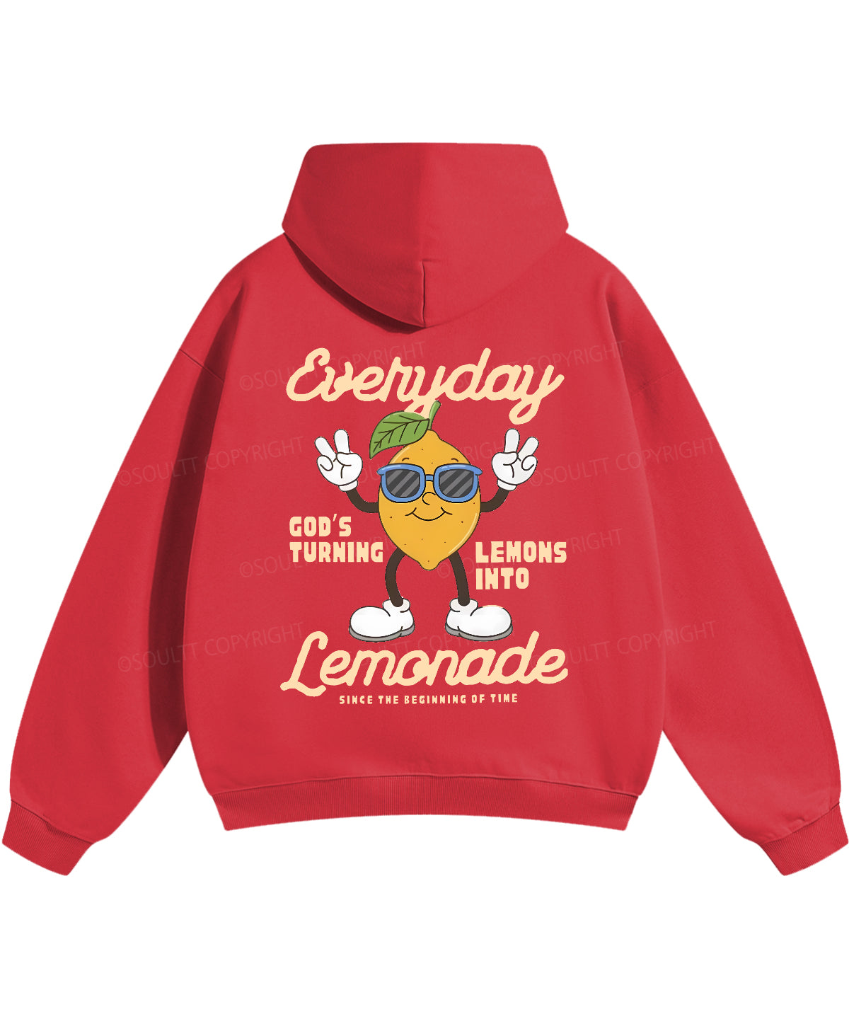 God's Turning Lemons Double Sided Christian Hoodie