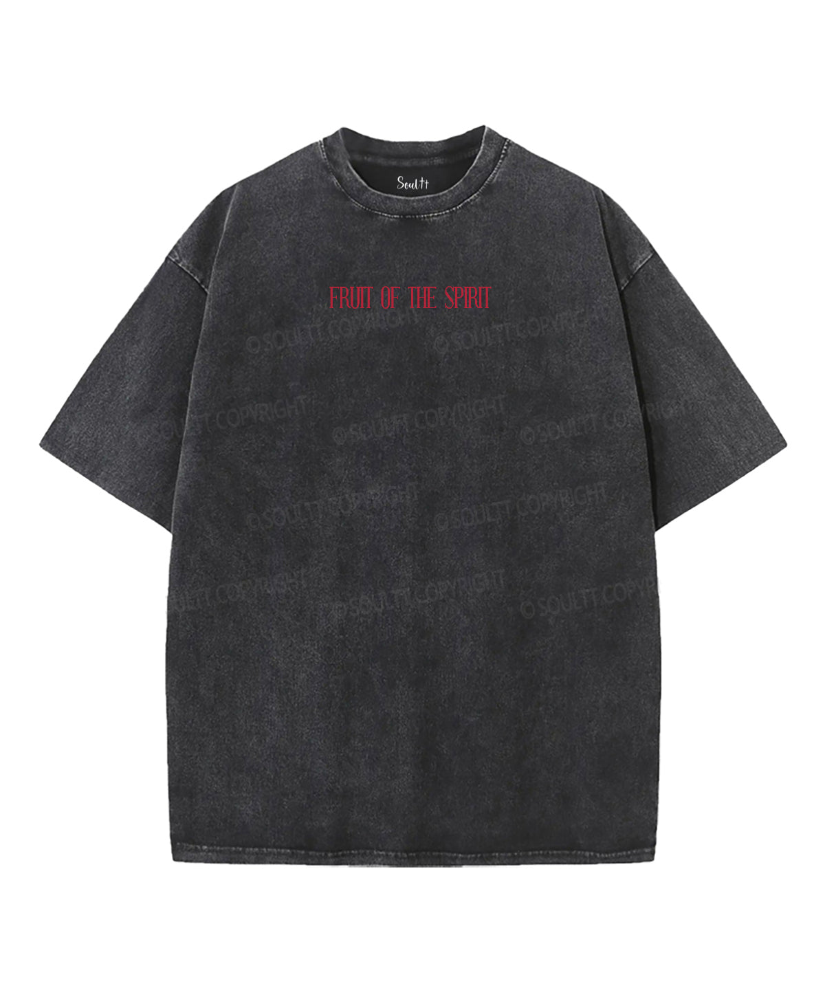 Fruit Of The Spirit Double Sided Washed Christian T-shirt