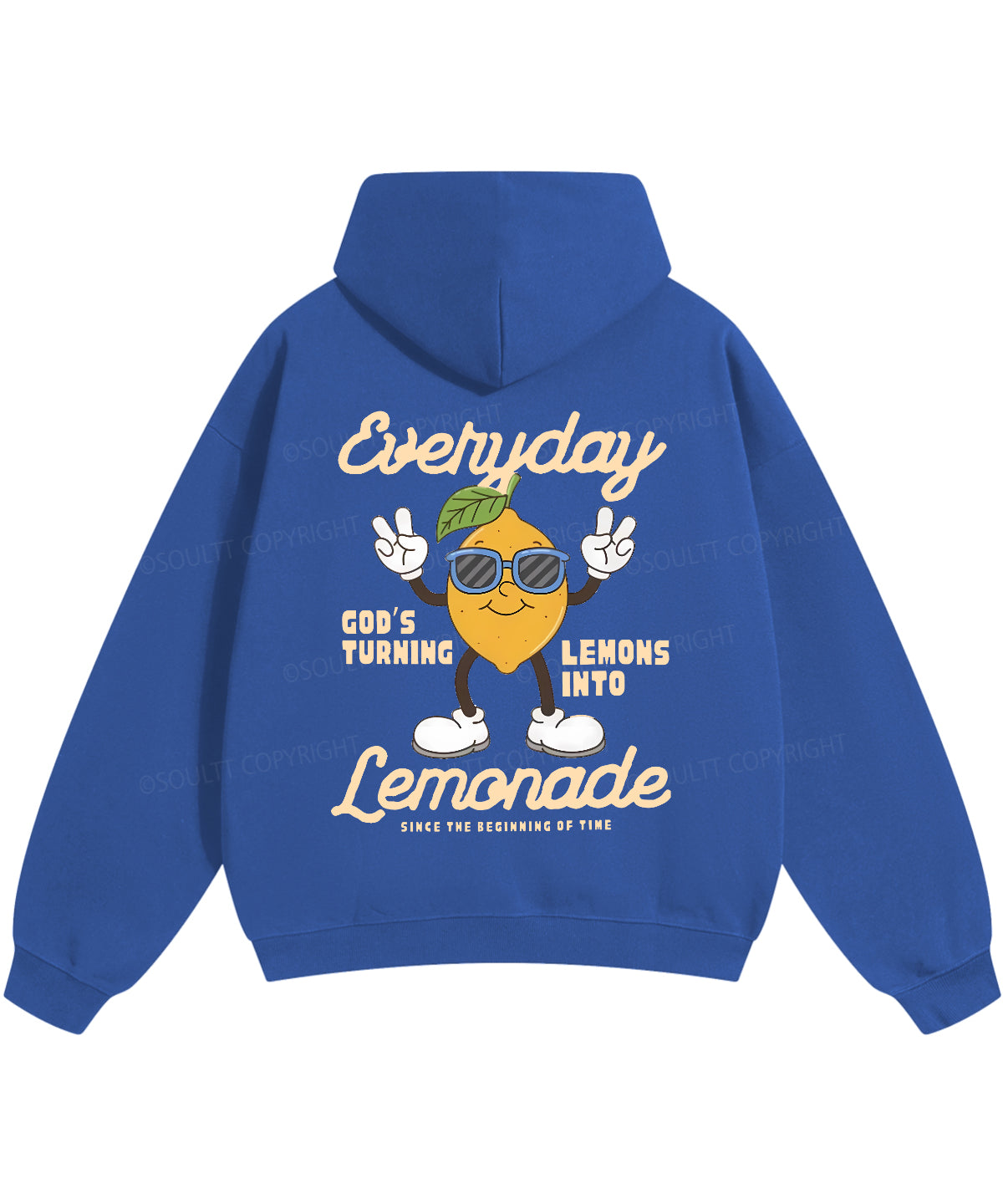God's Turning Lemons Double Sided Christian Hoodie