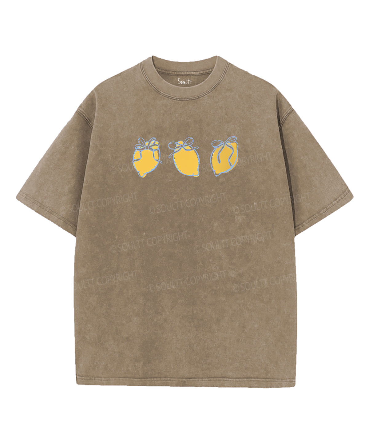 Life Give Me Some Lemons Double Sided Unisex Washed Christian T-shirt