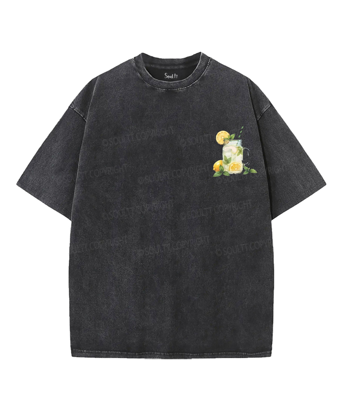 Life Gave Me Some Lemons Double Sided Unisex Washed Christian T-shirt