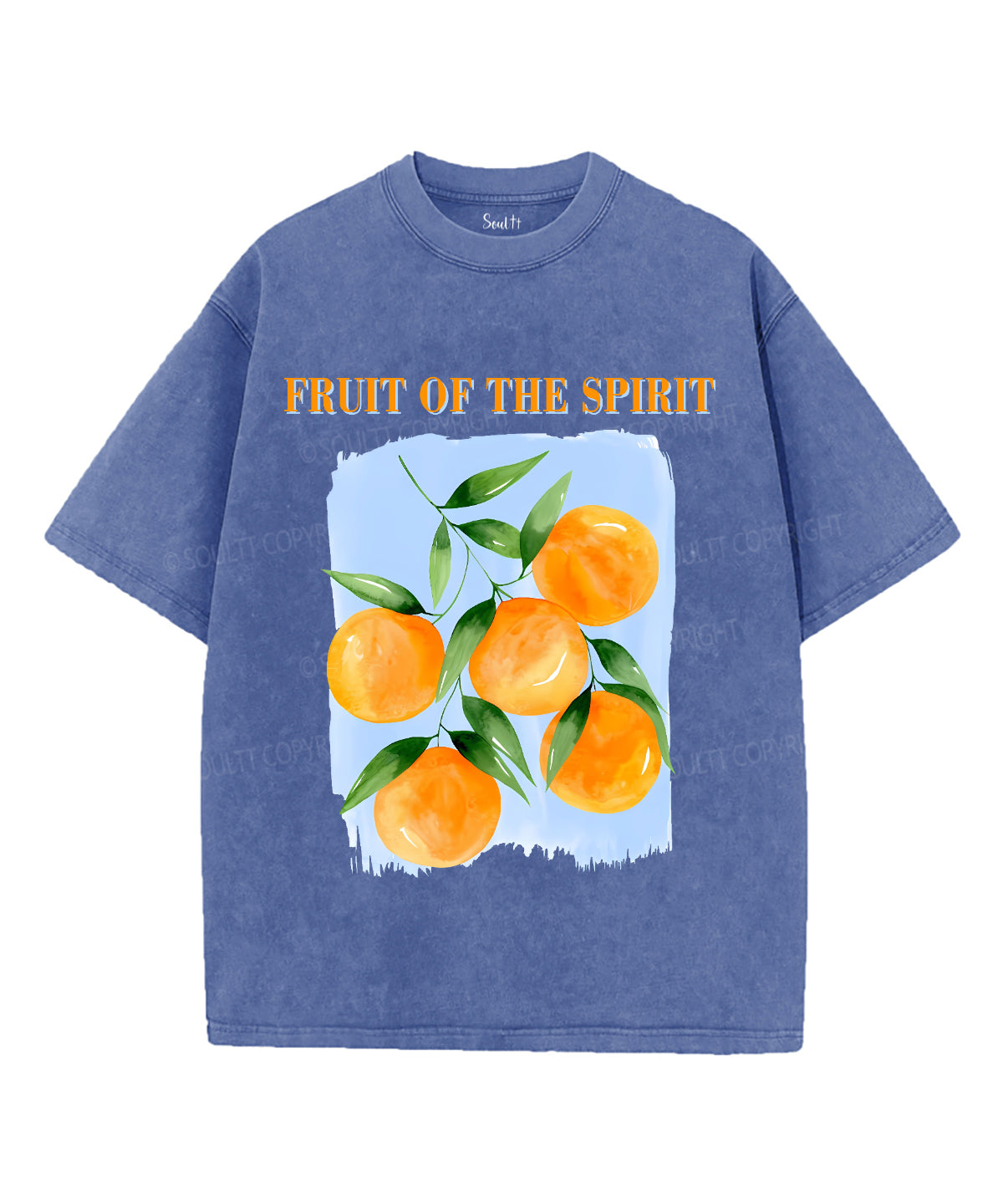 Fruit Of The Spirit Unisex Washed Christian T-shirt
