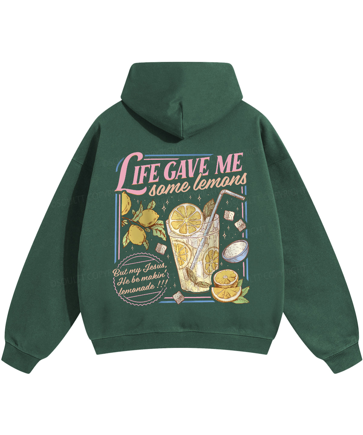Life Gave Me Some Lemans Double Sided Christian Hoodie