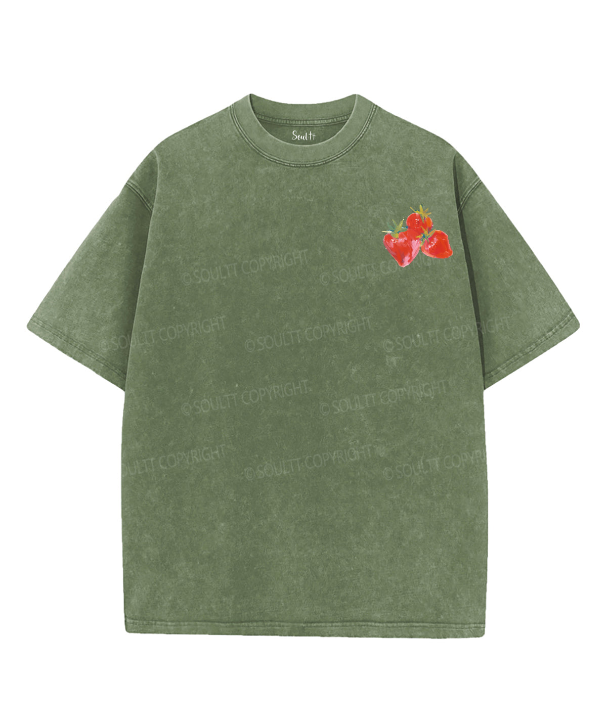 Fruit Of The Spirit Double Sided Unisex Washed Christian T-shirt