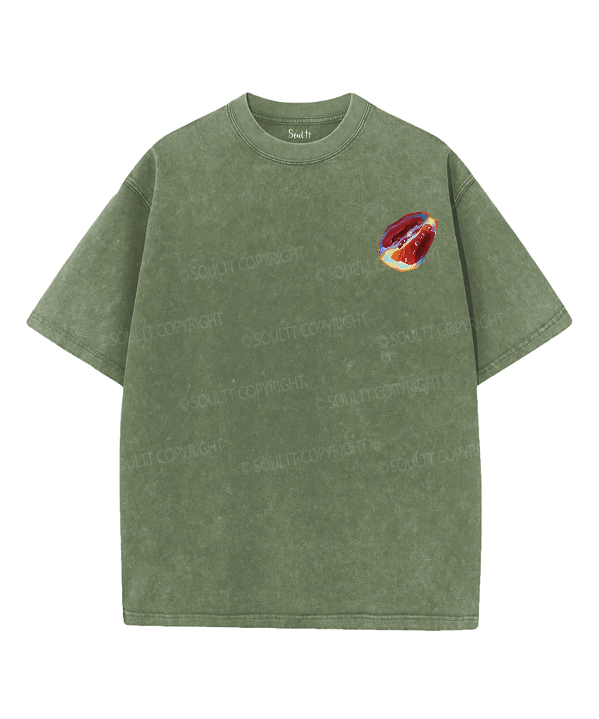 The Fruit Of The Spirit Double Sided Unisex Washed Christian T-shirt