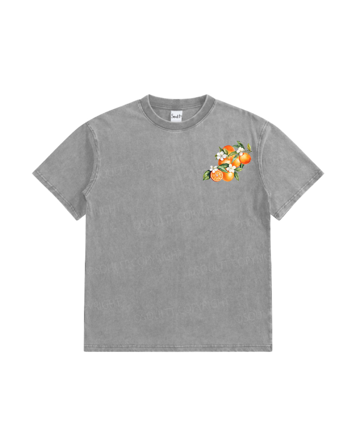 Kids Fruit Of The Spirit Double Sided Washed Christian T-shirt