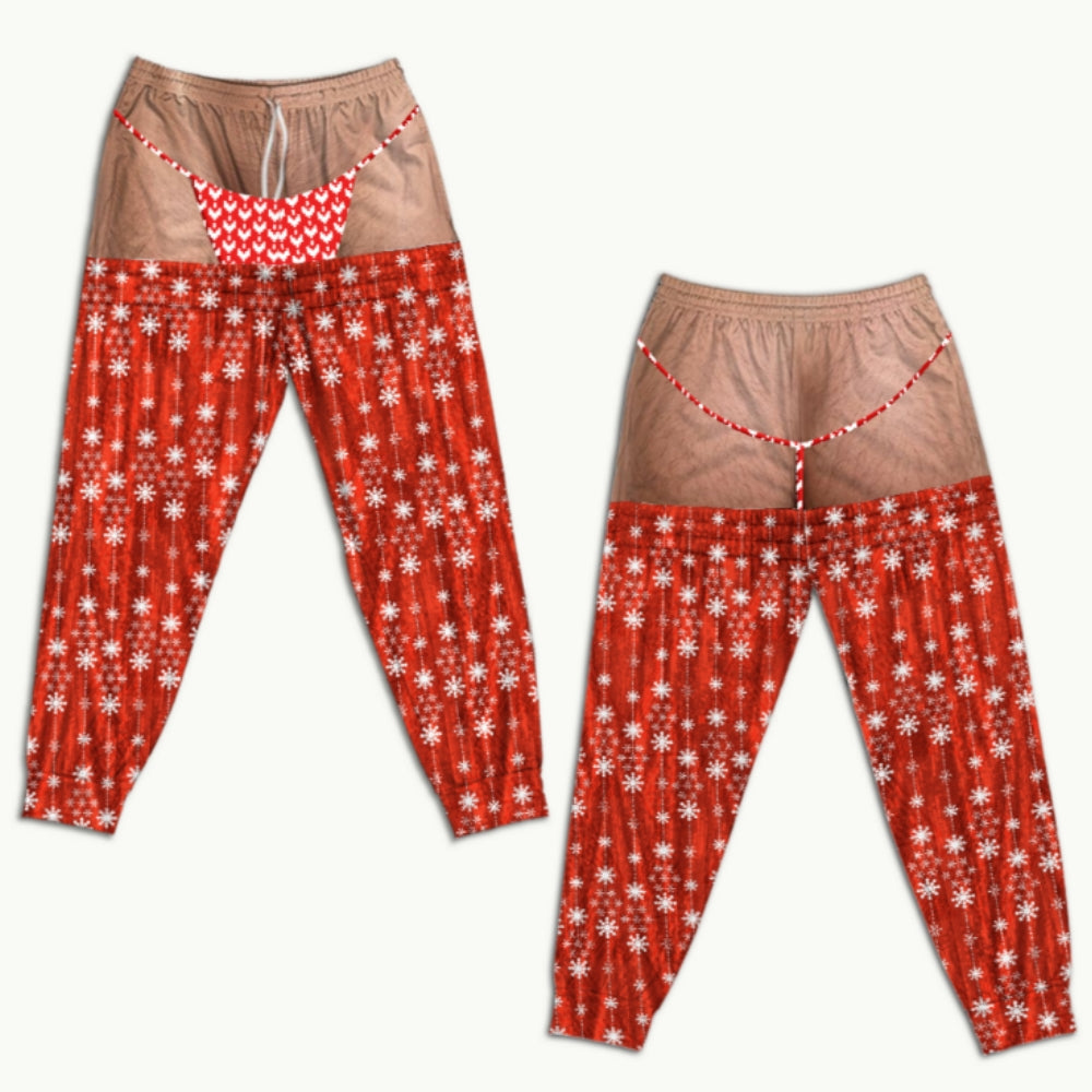 Personalized Funny Christmas Sweatpants – Cozy Holiday Joggers
