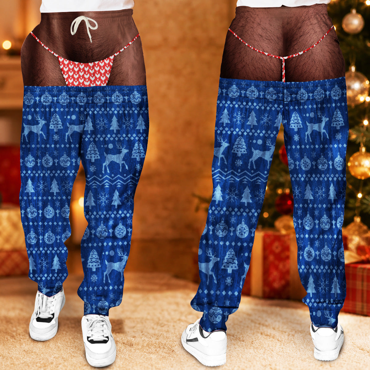 Personalized Funny Christmas Sweatpants – Cozy Holiday Joggers