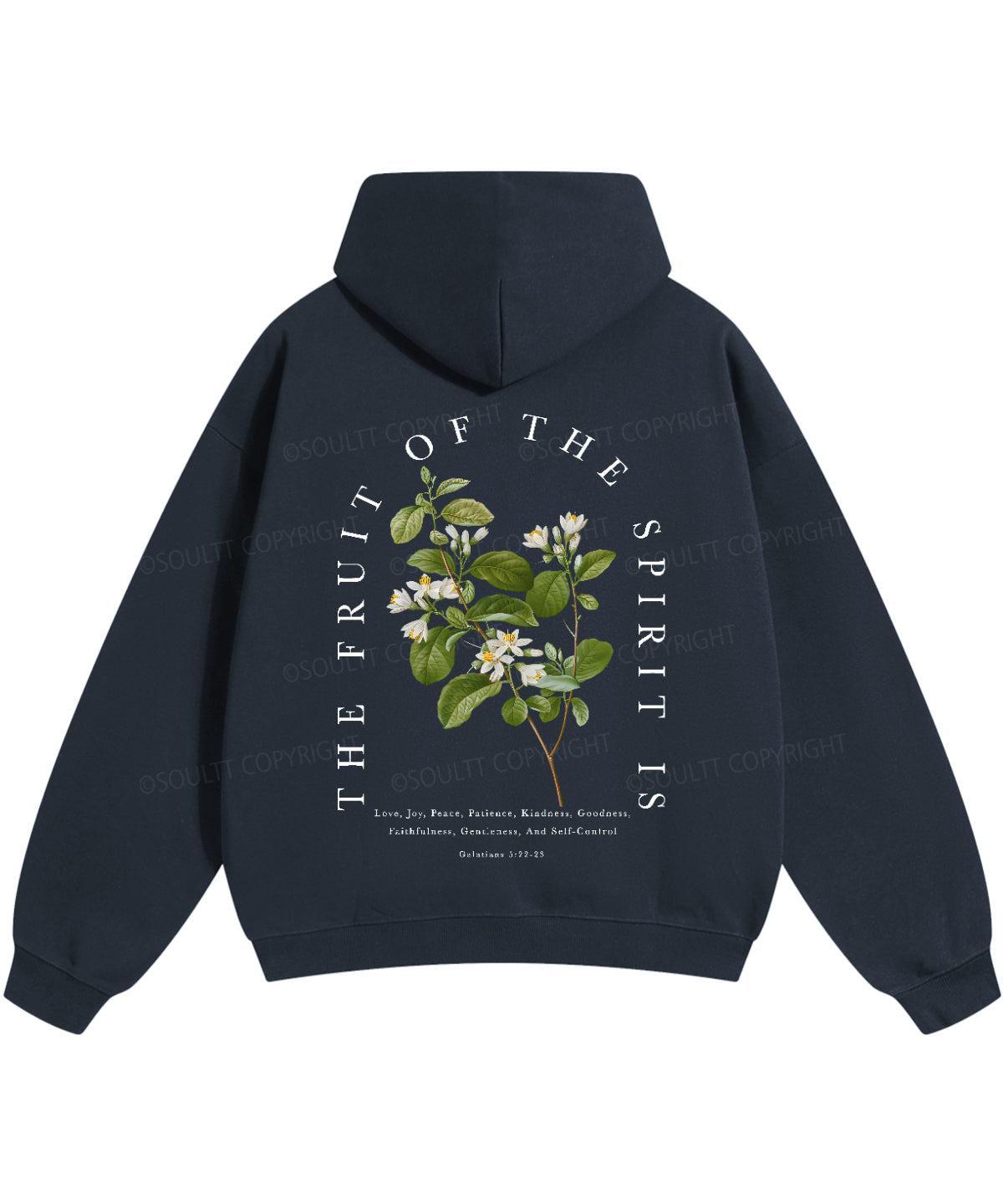 Fruit Of The Spirit Double Sided Christian Hoodie
