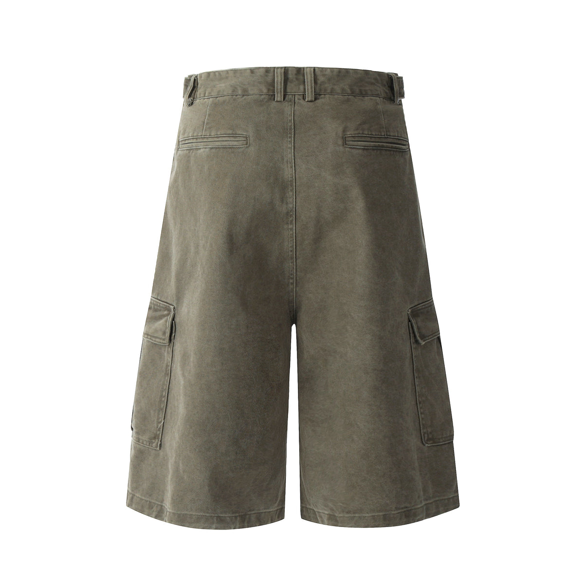 Adjustable Waist Cargo Shorts