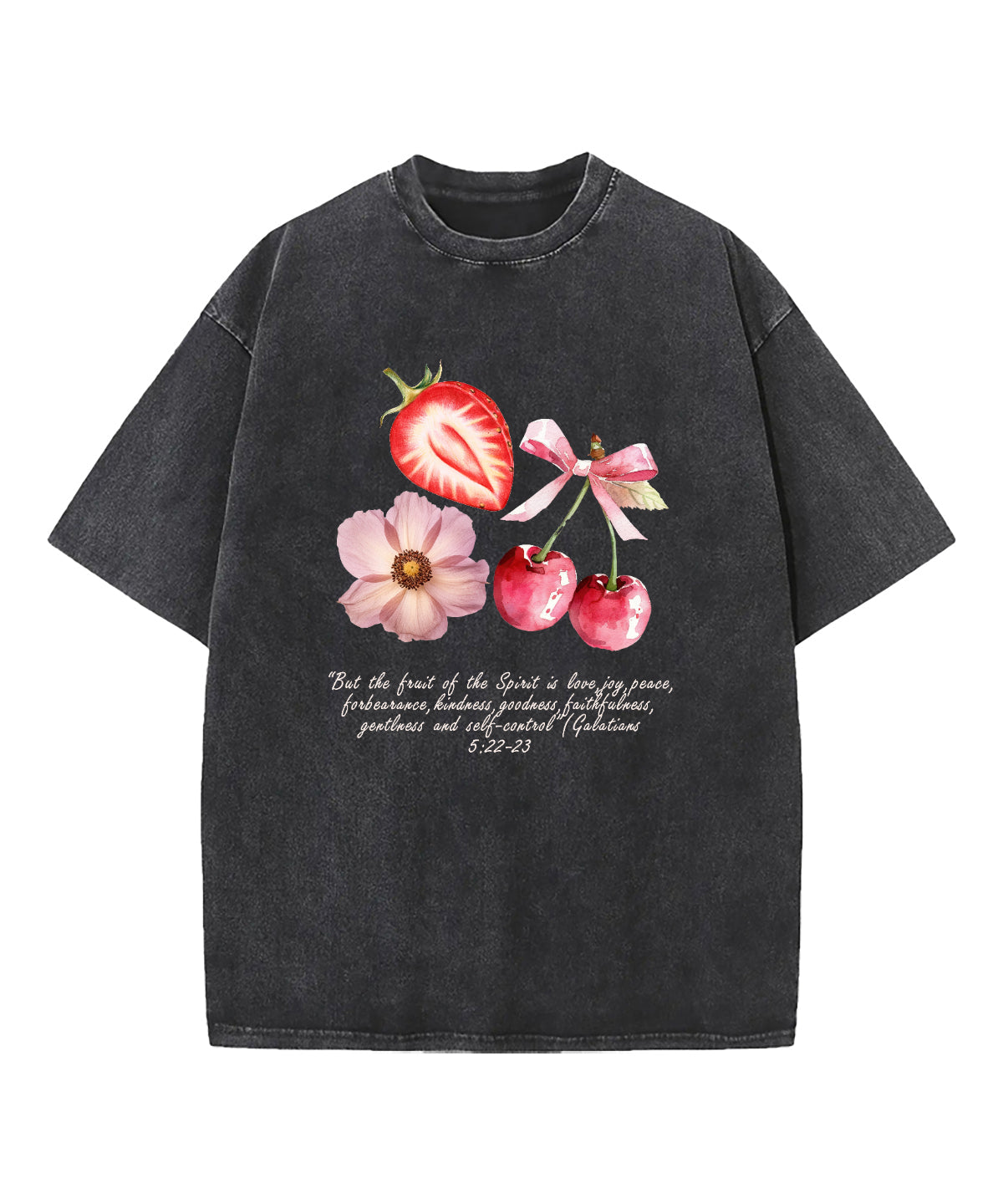 The Fruit Of The Spirit Washed Christian T-shirt