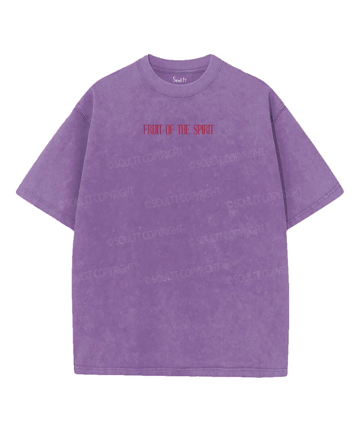 Fruit Of The Spirit Double Sided Washed Christian T-shirt