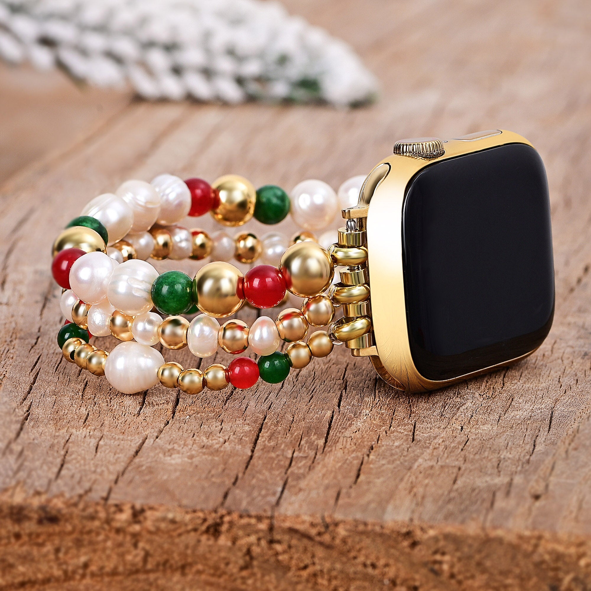 Christmas Starlight Stretch Apple Watch Strap