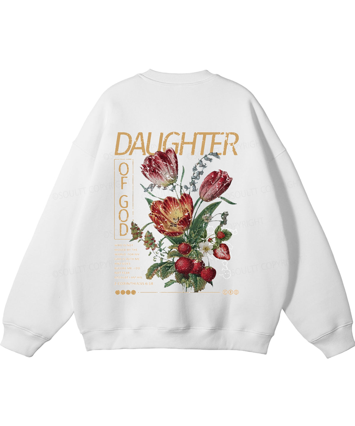 Daughter Of God Double Sided Christian Sweatshirt