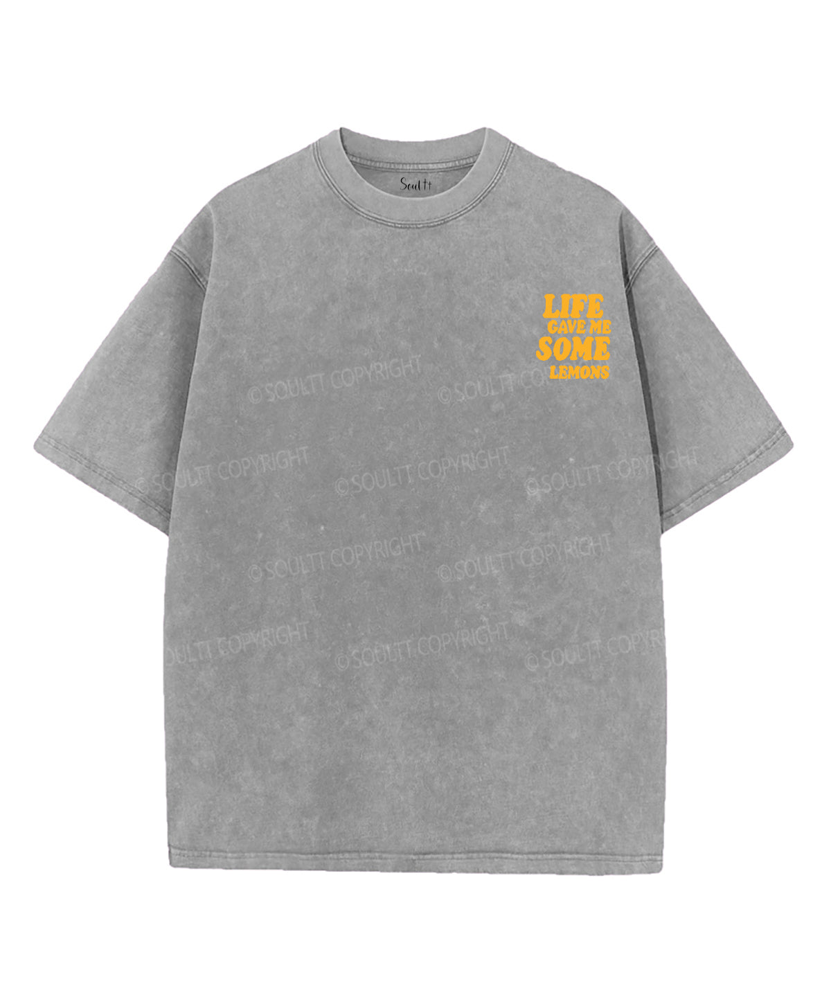 Life Gave Me Some Lemons Double Sided Unisex Washed Christian T-shirt