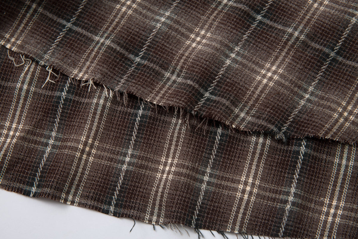 Plaid Layered Sweatshirt