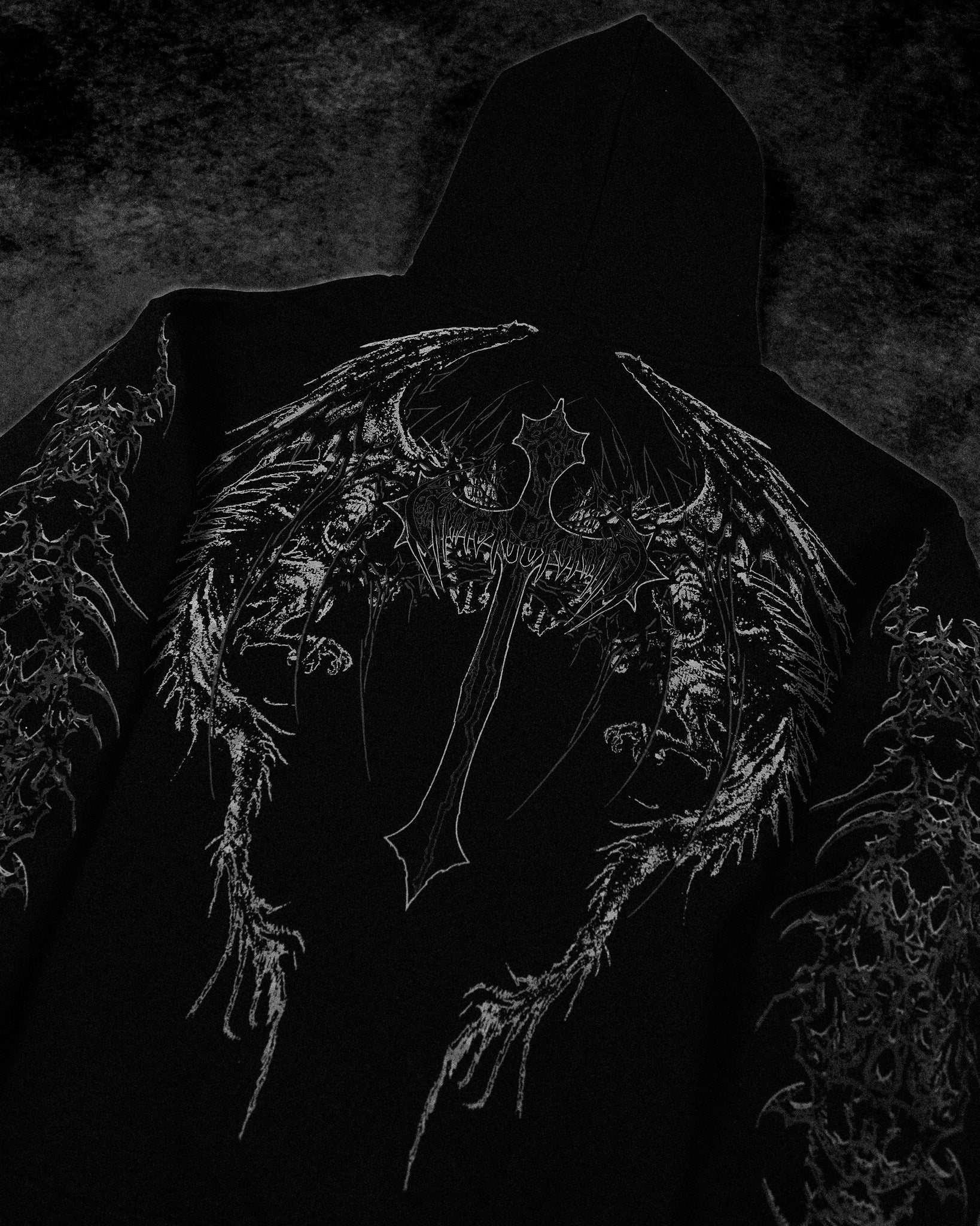 Dragon Soul Oversized pullover hoodie [MIDNIGHT]
