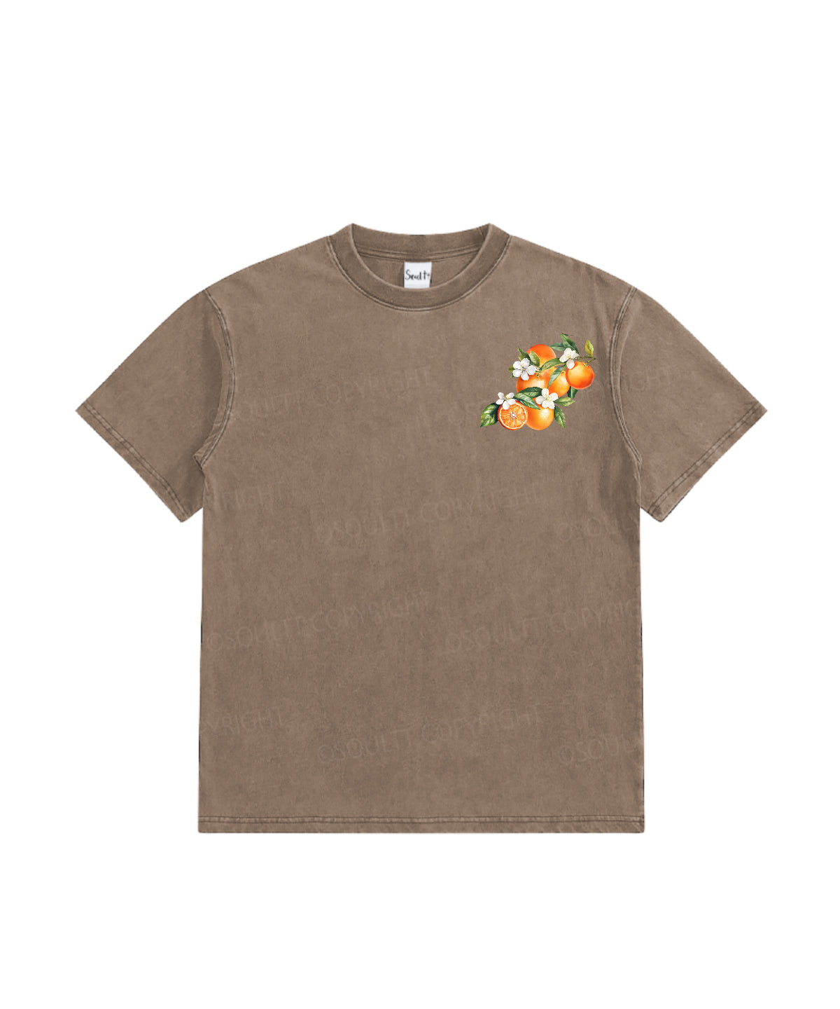 Kids Fruit Of The Spirit Double Sided Washed Christian T-shirt