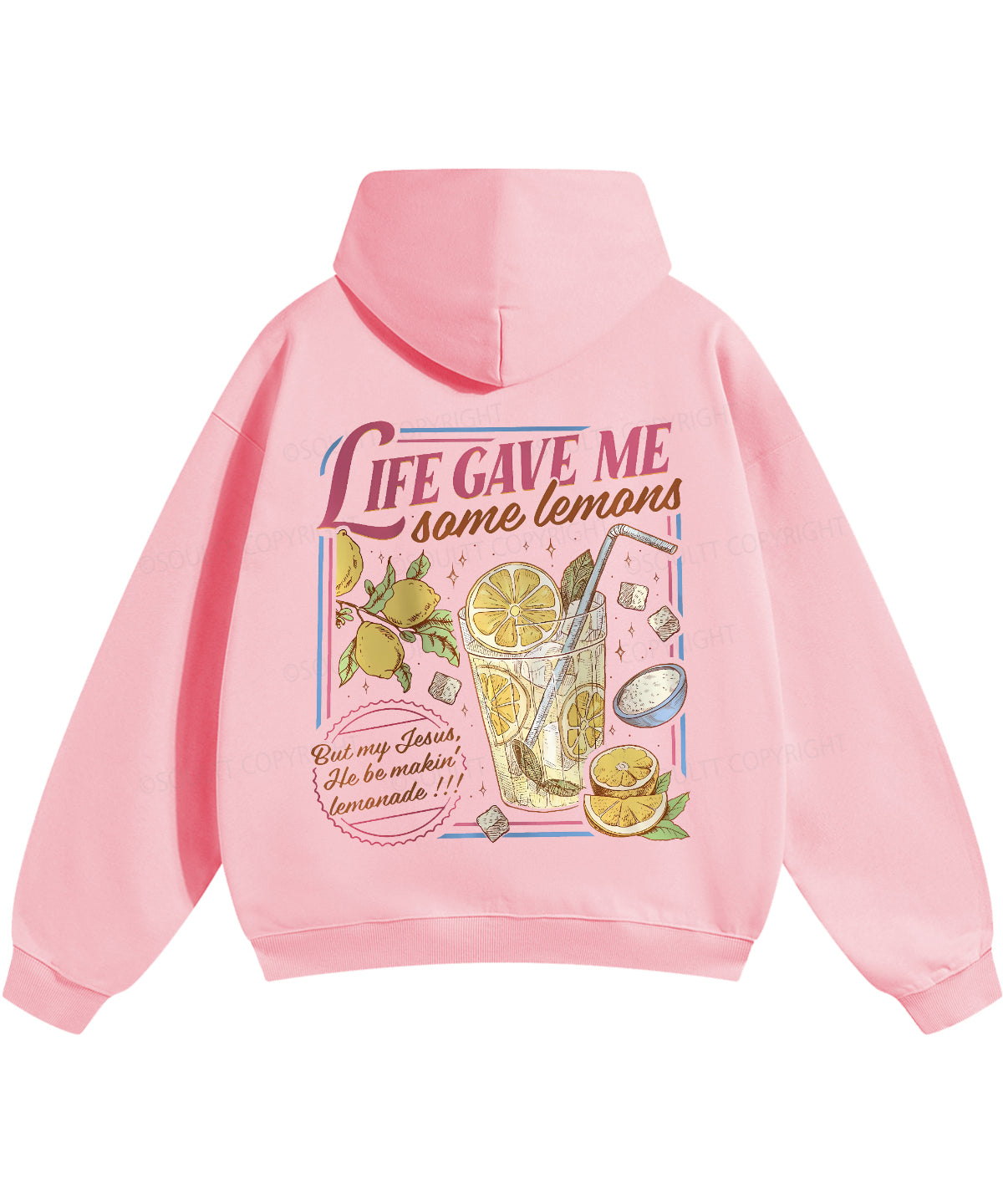Life Gave Me Some Lemans Double Sided Christian Hoodie