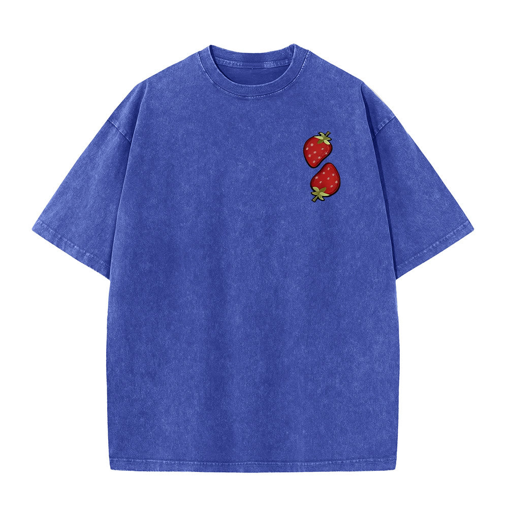Christianartworkshop Fruit Of The Spirit Double Sided Unisex Washed T-shirt