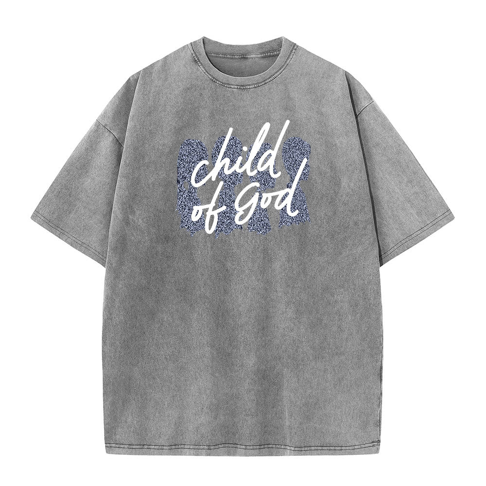 Christianartworkshop Child of God Unisex Washed T-Shirt